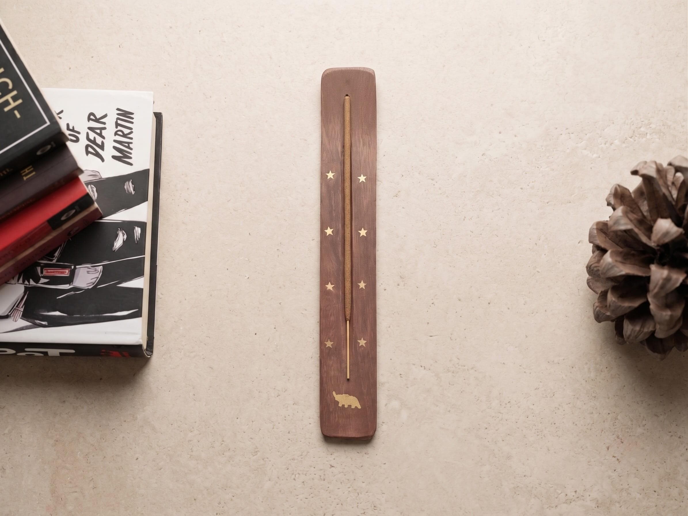 Asteria - Sheesham Wood Incense Holder 2