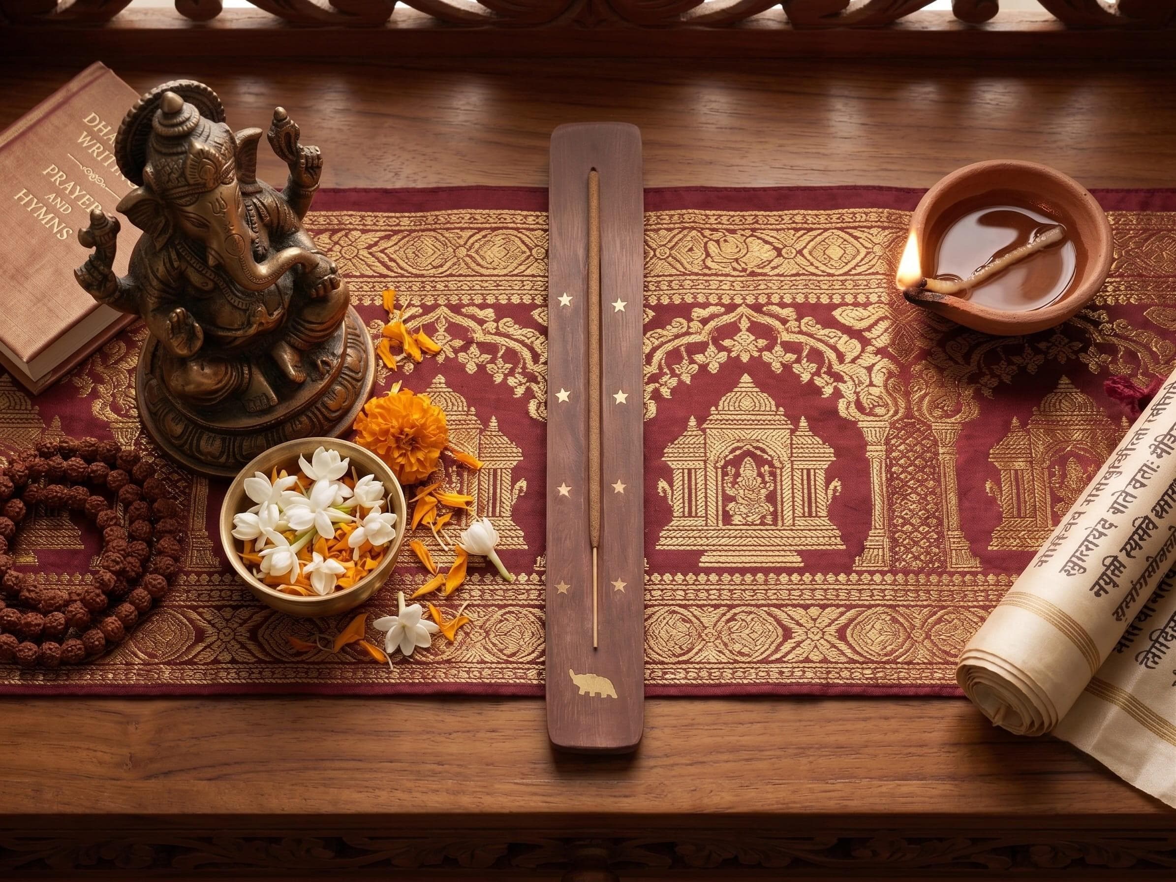 Asteria - Sheesham Wood Incense Holder 3