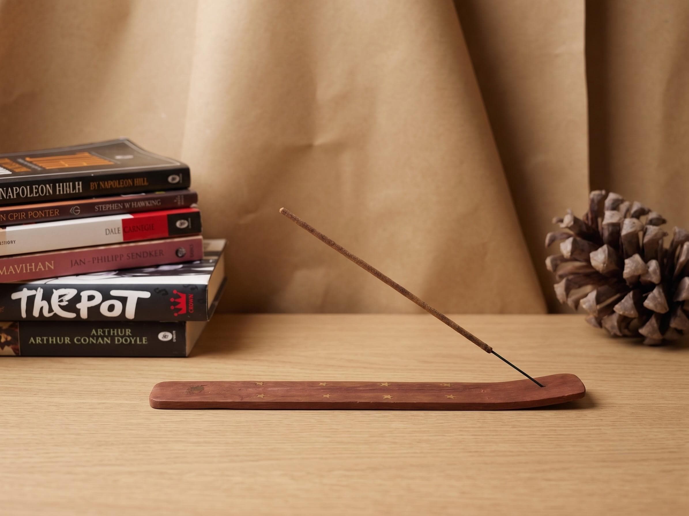 Asteria - Sheesham Wood Incense Holder 1
