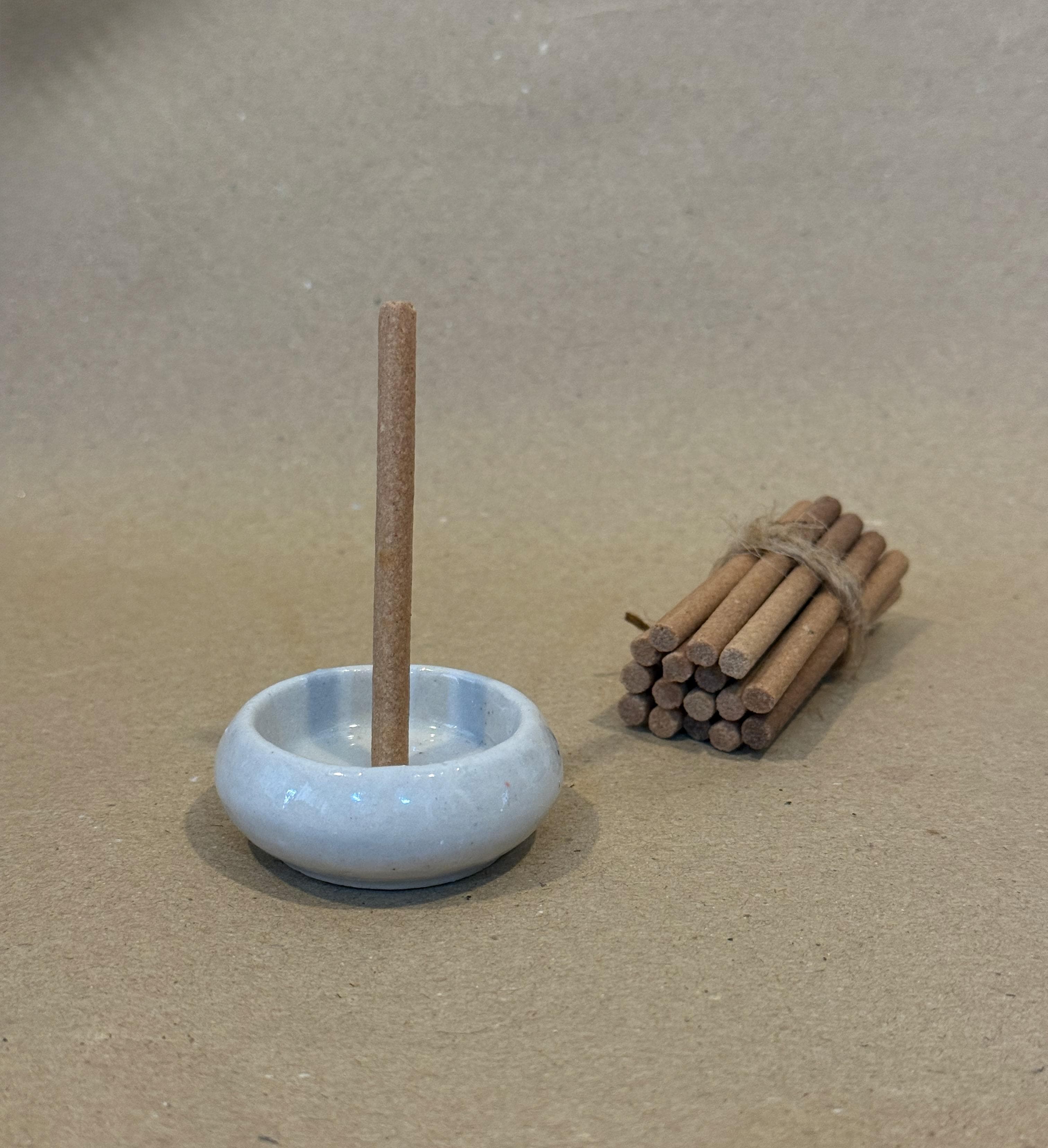 Soma - Handcrafted Ceramic Offering & Incense Bowl